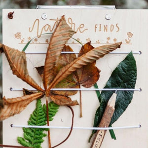 Little Naturalists Club 2-in-1 explorer board with autumn leaves