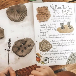 September Rocks and Fossils activity box